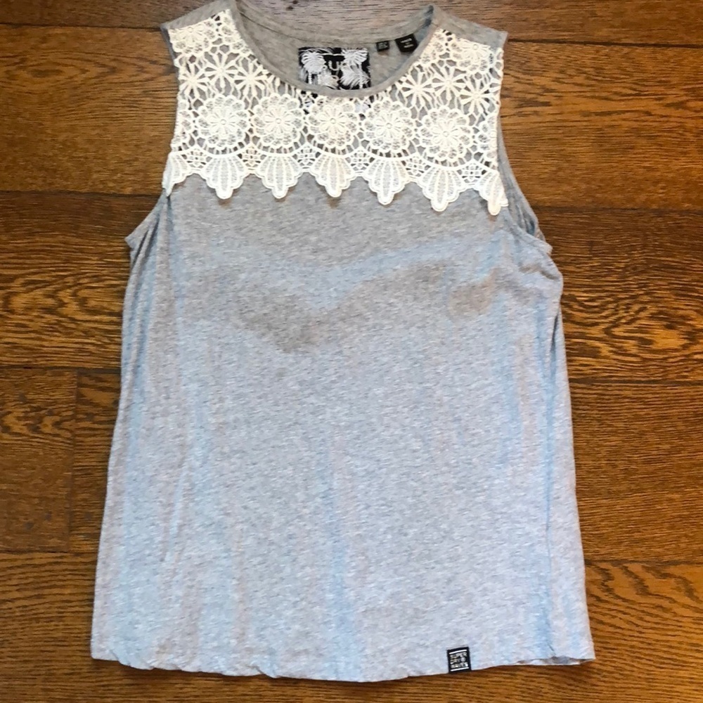Superdry Sleeveless Mixed Media Embroidered Blouse 6